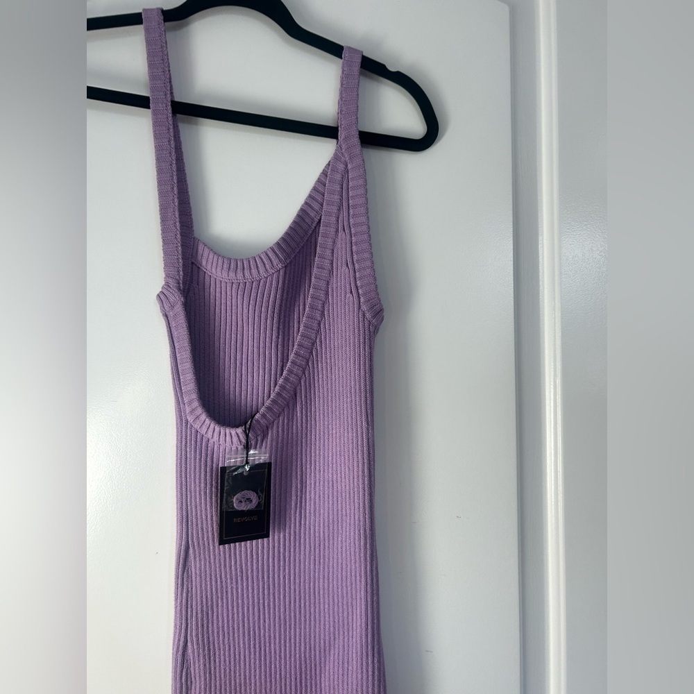 Michael Costello x Revolve Amari ribbed dress
Light purple size XS NWT chic 90s - Picture 12 of 12